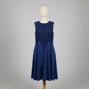 Tadashi Shoji Royal Blue Formal Women’s Lace Front Dress 20Q